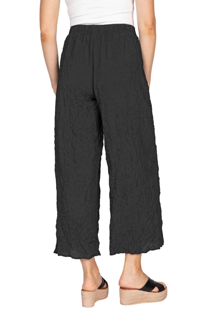 Habitat Olivia Crinkle Crepe Travel Pant (110232) (Black)