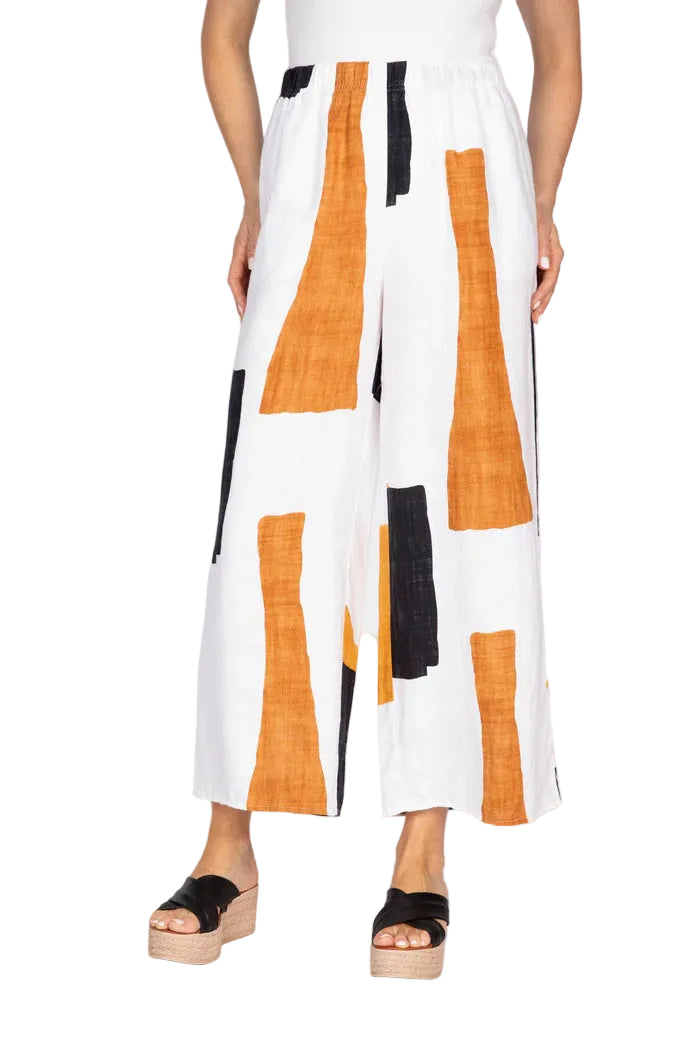 Olivia Crossroads Coastal Color block Breeze Pant (112134) (Neutral)