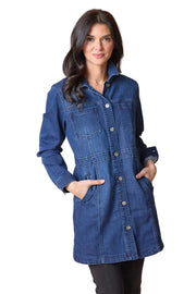 Habitat Stretch Denim City Jacket (11419) (Dark Denim)