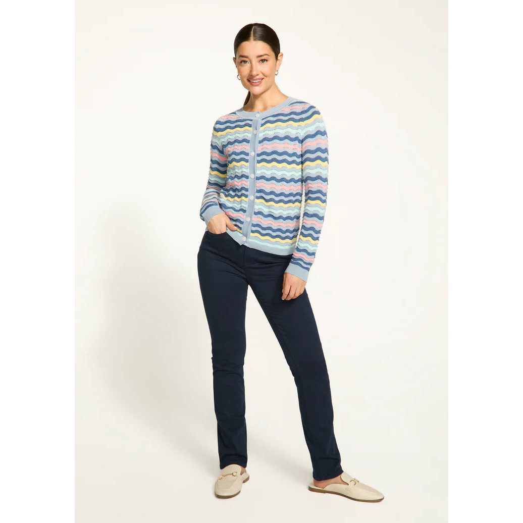 FDJ French Dressing Wave Stitch Cardigan