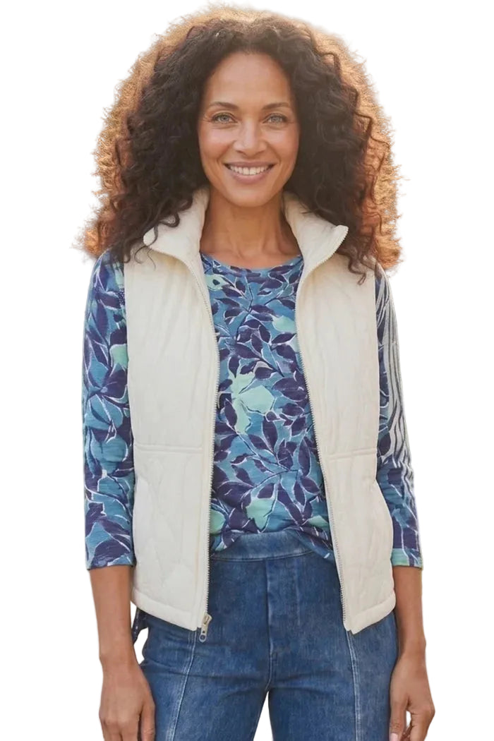 Escape by Habitat Wave Quilt Summit Vest (51088) (Pearl)