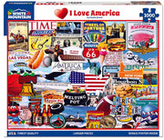 White Mountain I Love America Puzzle (1000 Piece)