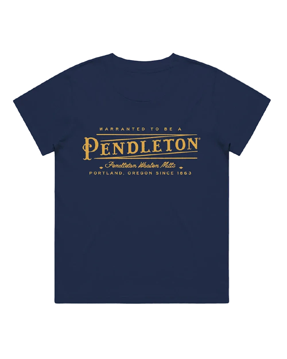 Pendleton Women's Heritage Graphic Deschutes Tee (TB398-87507)(Navy)