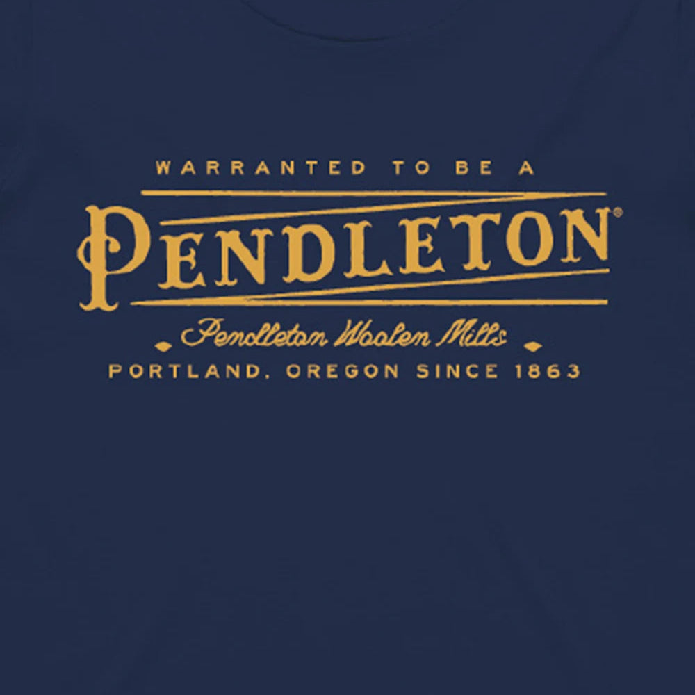 Pendleton Women's Heritage Graphic Deschutes Tee (TB398-87507)(Navy)