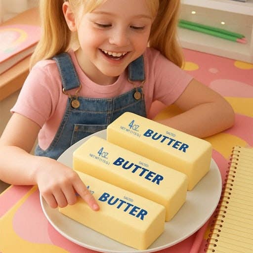 Stick of Butter Single Squishy