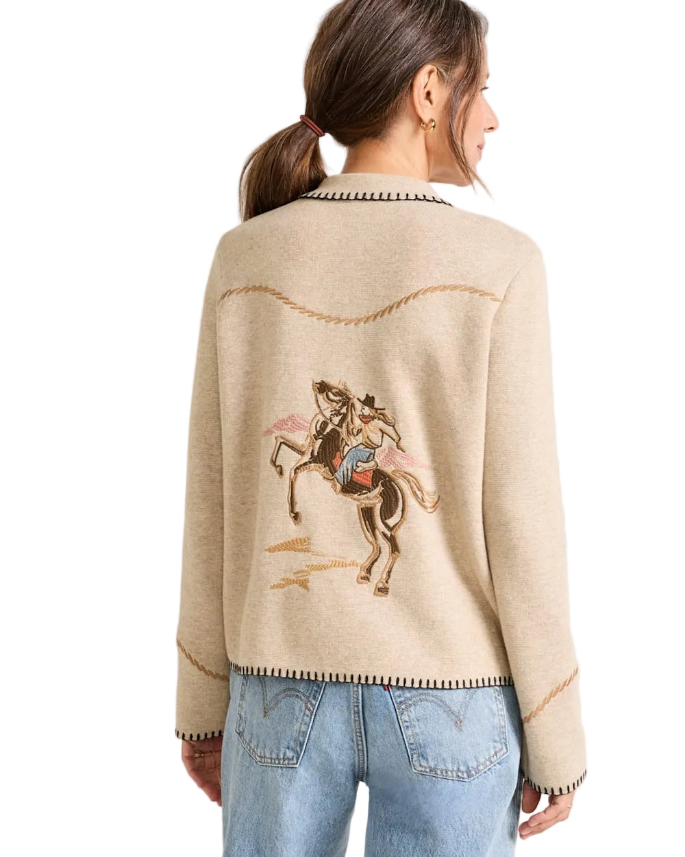 Pendleton Women's Western Souvenir Cardigan (TC0163-87523)(Natural)