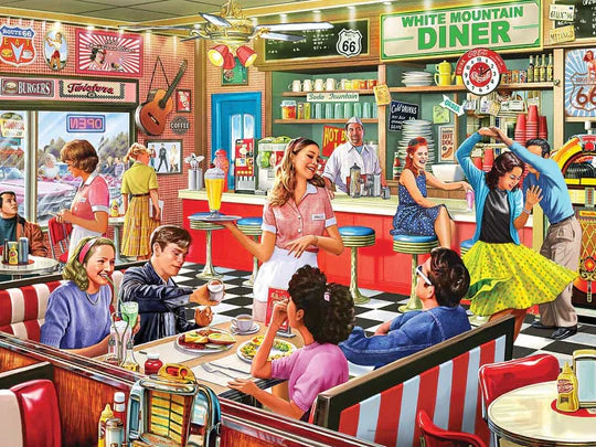 White Mountain American Diner Puzzle (1000 Piece)