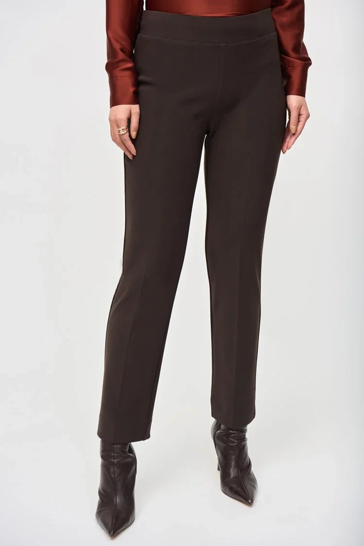 Joseph Ribkoff Classic Straight Show Your Shoe Pant (Mocha)(143105)