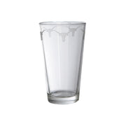 Texas Longhorn Etched Logo Pint Glass 16 oz (ERPWM)