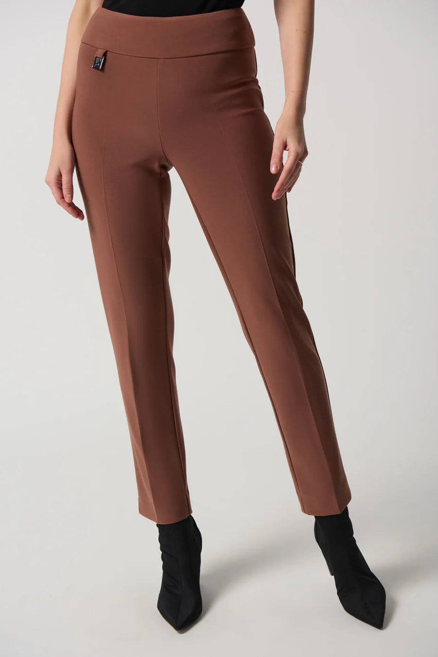 Joseph Ribkoff Classic Tailored Slim Pant (144092)(Toffee)