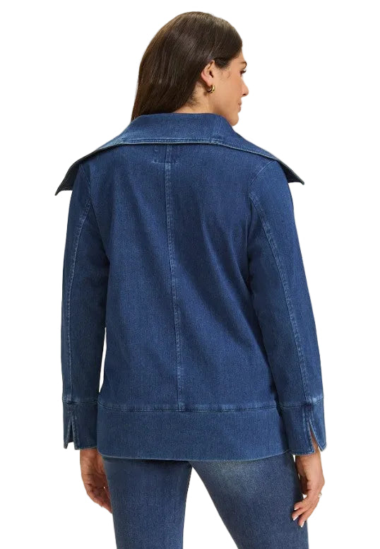 FDJ French Dressing Draped Front Jean Jacket (BLUDEN)(1447131)