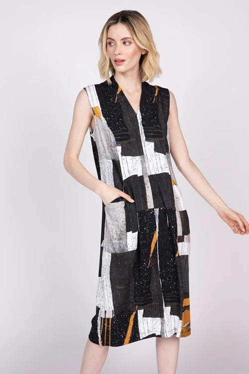 Olivia by Habitat Core Picasso Sleeveless Dress (145568) (Neutral)