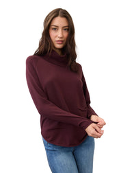 FDJ French Dressing Cowl Neck Fine Gage Sweater ( 1492212)(Fig)