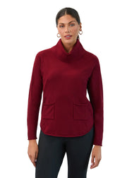 FDJ French Dressing Cowl Neck Long sleeve Sweater (1492212)(Scarlet)
