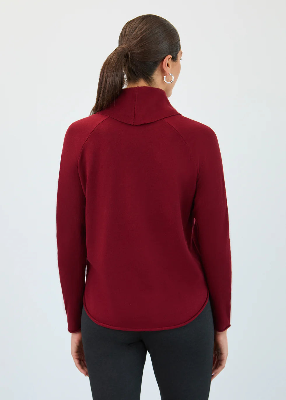 FDJ French Dressing Cowl Neck Long sleeve Sweater (1492212)(Scarlet)