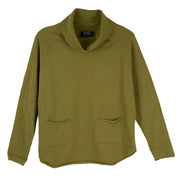 FDJ French Dressing Cowl Neck Fine Gage Sweater ( 1492212)(Chartreuse)