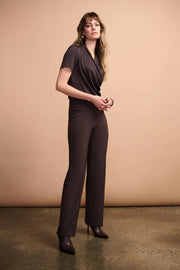 Joseph Ribkoff Straight leg Pant (153088)(Mocha)