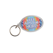 Keep Austin Weird Tie Dye Key Ring