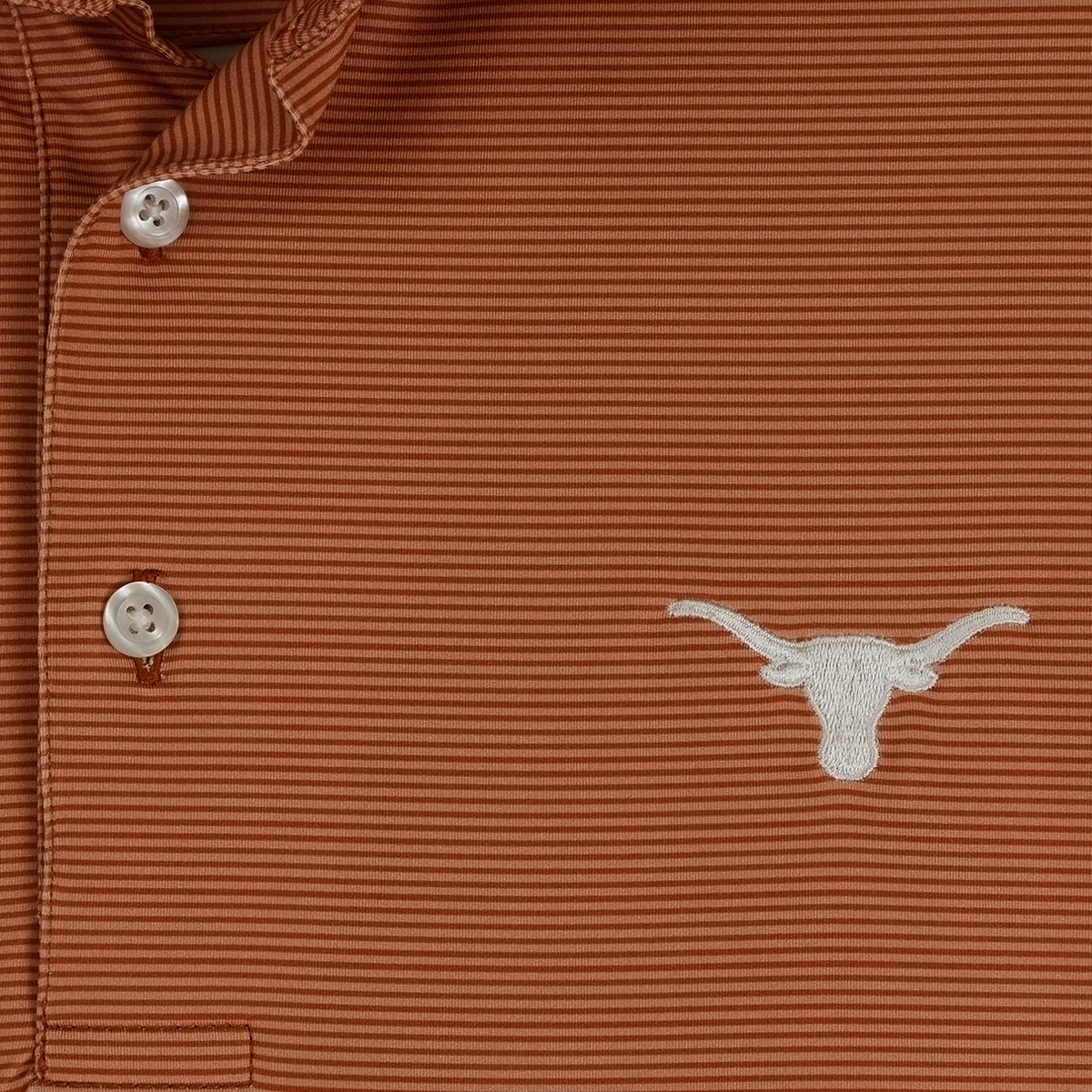 Forty Acres Texas Longhorn Men's Tonal Stripe Ecotec Polo (CP568TNSTRIPE)