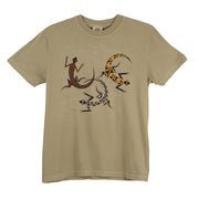 Sabaku Spinning Lizards Unisex Short Sleeve Tee (Granite)