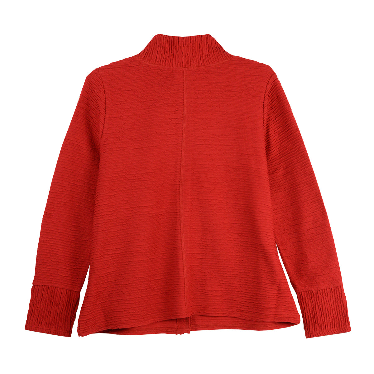 Habitat Ripple Effect Fall Solid Ruby Cardigan (16015)
