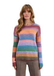 FDJ French Dressing Brixton Spacedye Striped Sweater