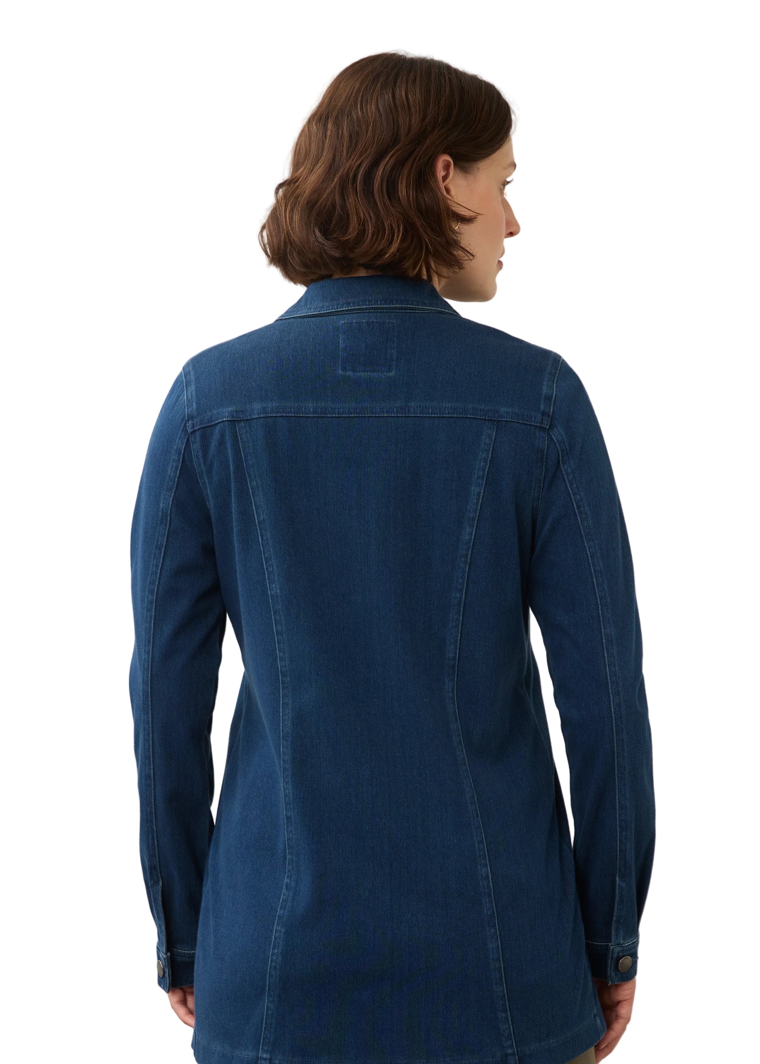 FDJ French Dressing Long Denim Jacket (1825131)(Dark Wash)
