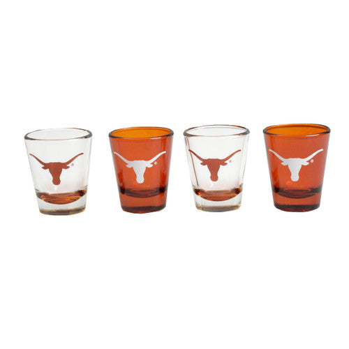 Texas Longhorn Shot Glasses (Set of 4) (2056GB)