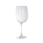 Texas Longhorn Repeat Etched Wine Glass 19oz (RREW19)