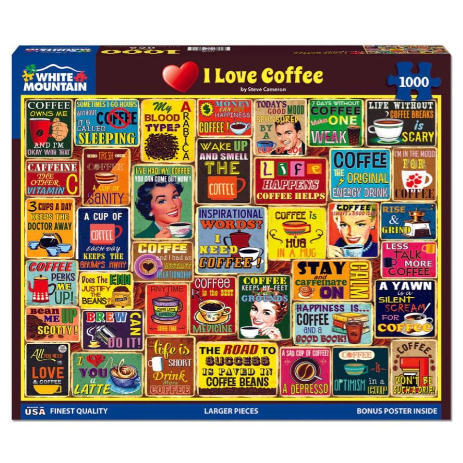 I Love Coffee Puzzle (1000 Piece)