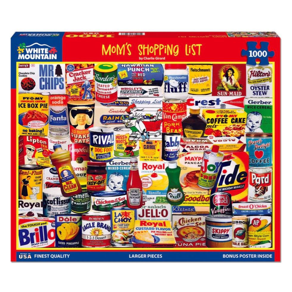 Mom's Shopping List Puzzle (1000 Piece)