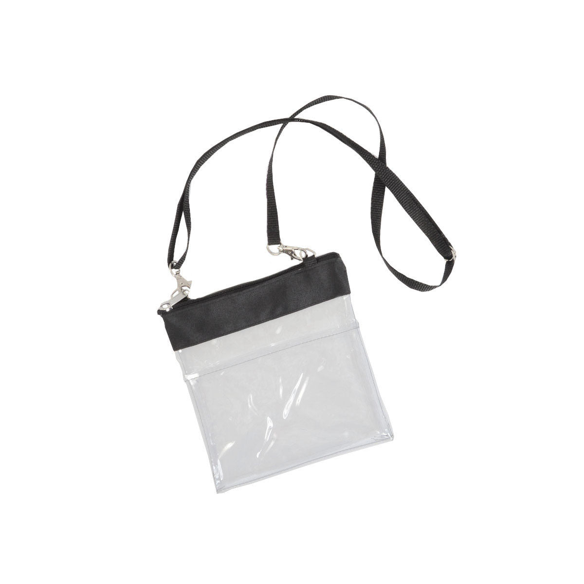 Clear Crossbody Bag-Black (R7CT)