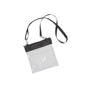 Clear Crossbody Bag-Black (R7CT)