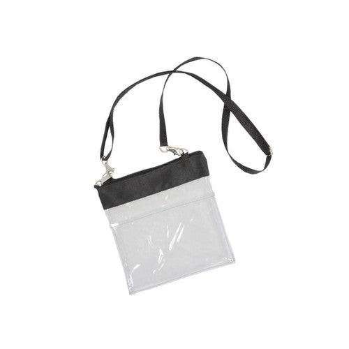 Clear Crossbody Bag-Black (R7CT)