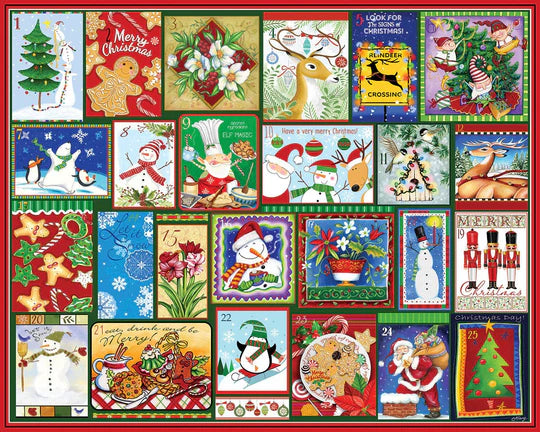 White Mountain Christmas Countdown Puzzle (1000 Piece)