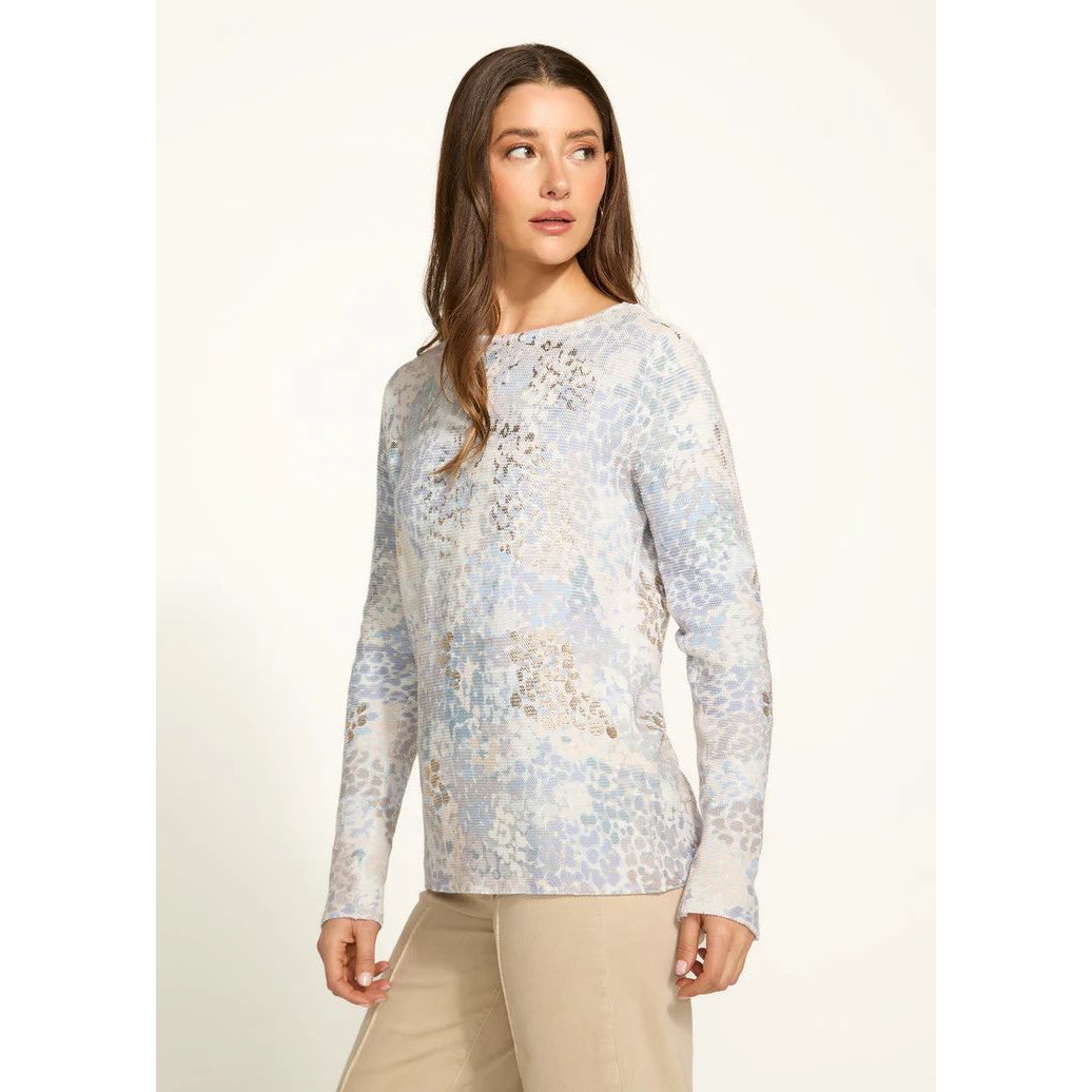 FDJ French Dressing Metallic Spectral Neutral Print Sweater