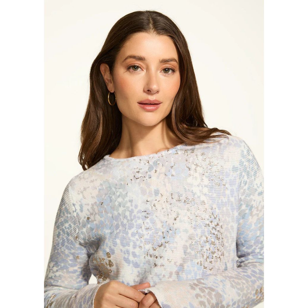 FDJ French Dressing Metallic Spectral Neutral Print Sweater