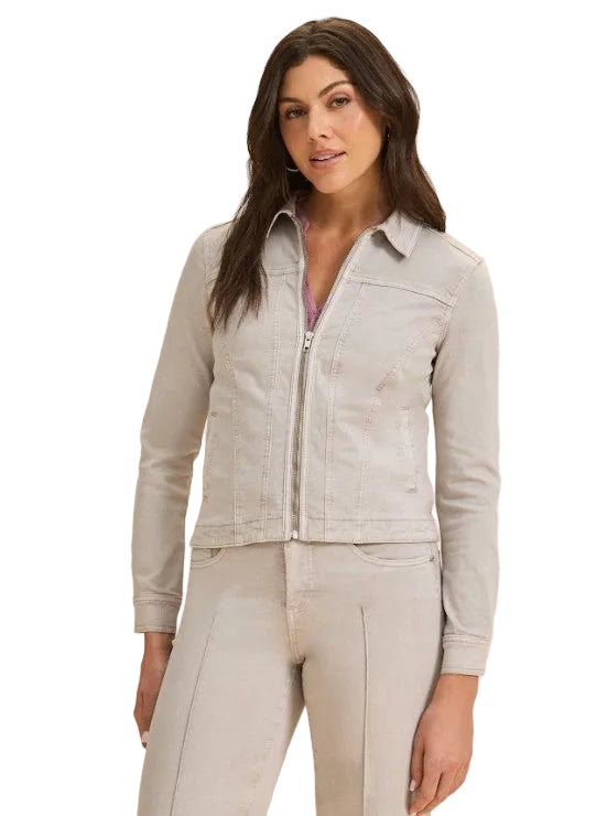 FDJ French Dressing Solid Zip Front Jacket (2 Colors)