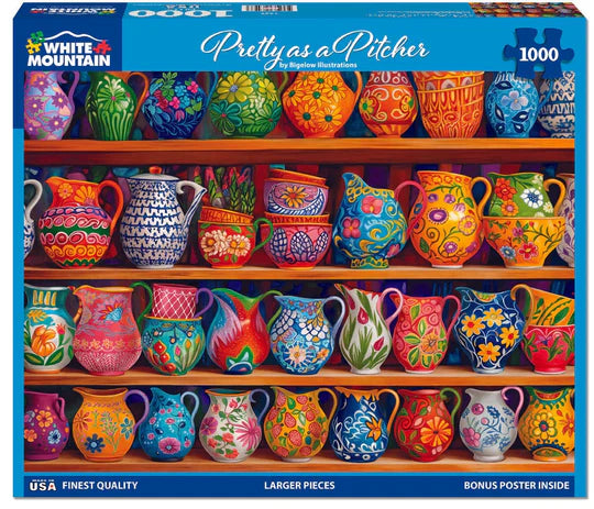 White Mountain Pretty As A Pitcher Puzzle (1000 Piece)