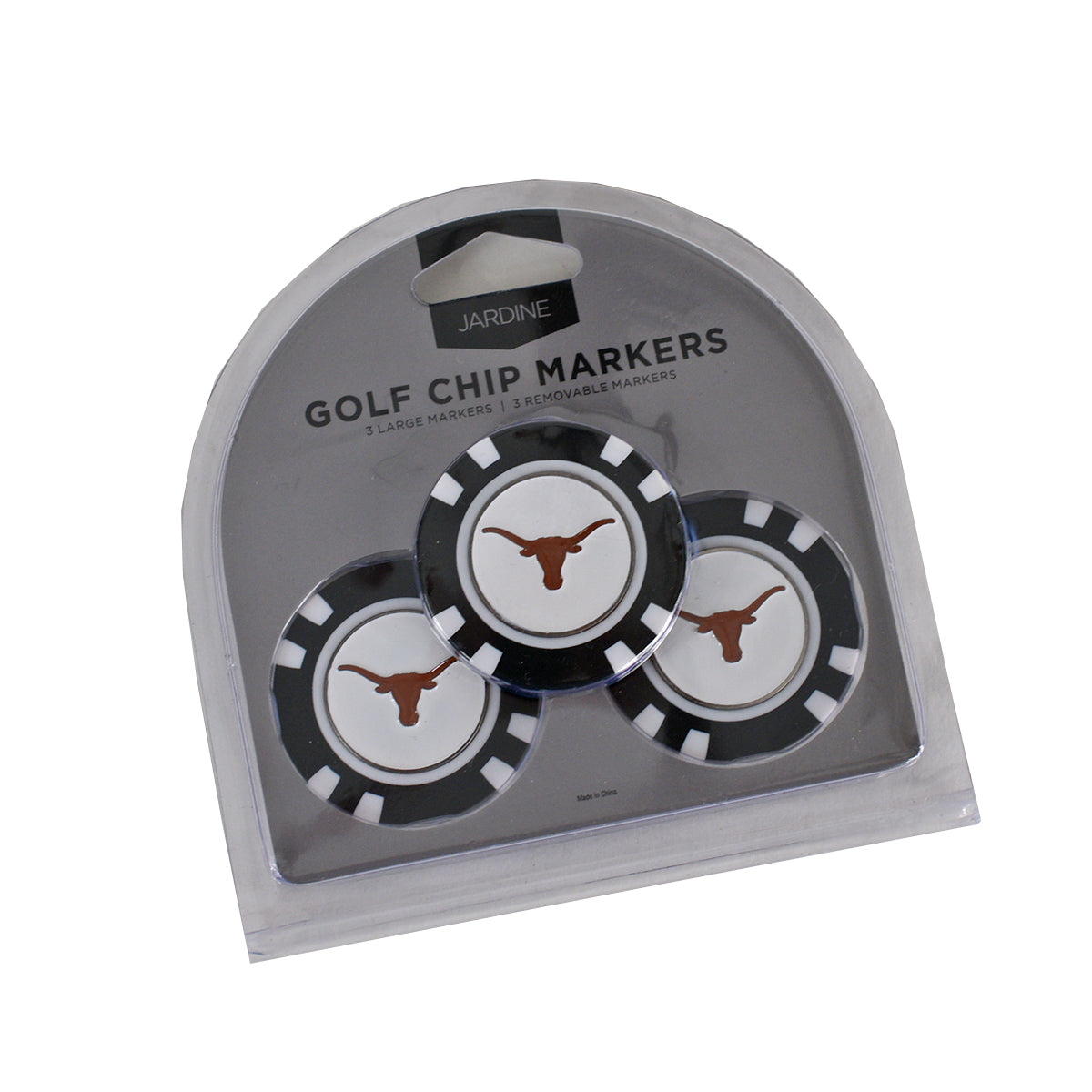 Texas Longhorn 3 pack Poker Chip Ball Markers
