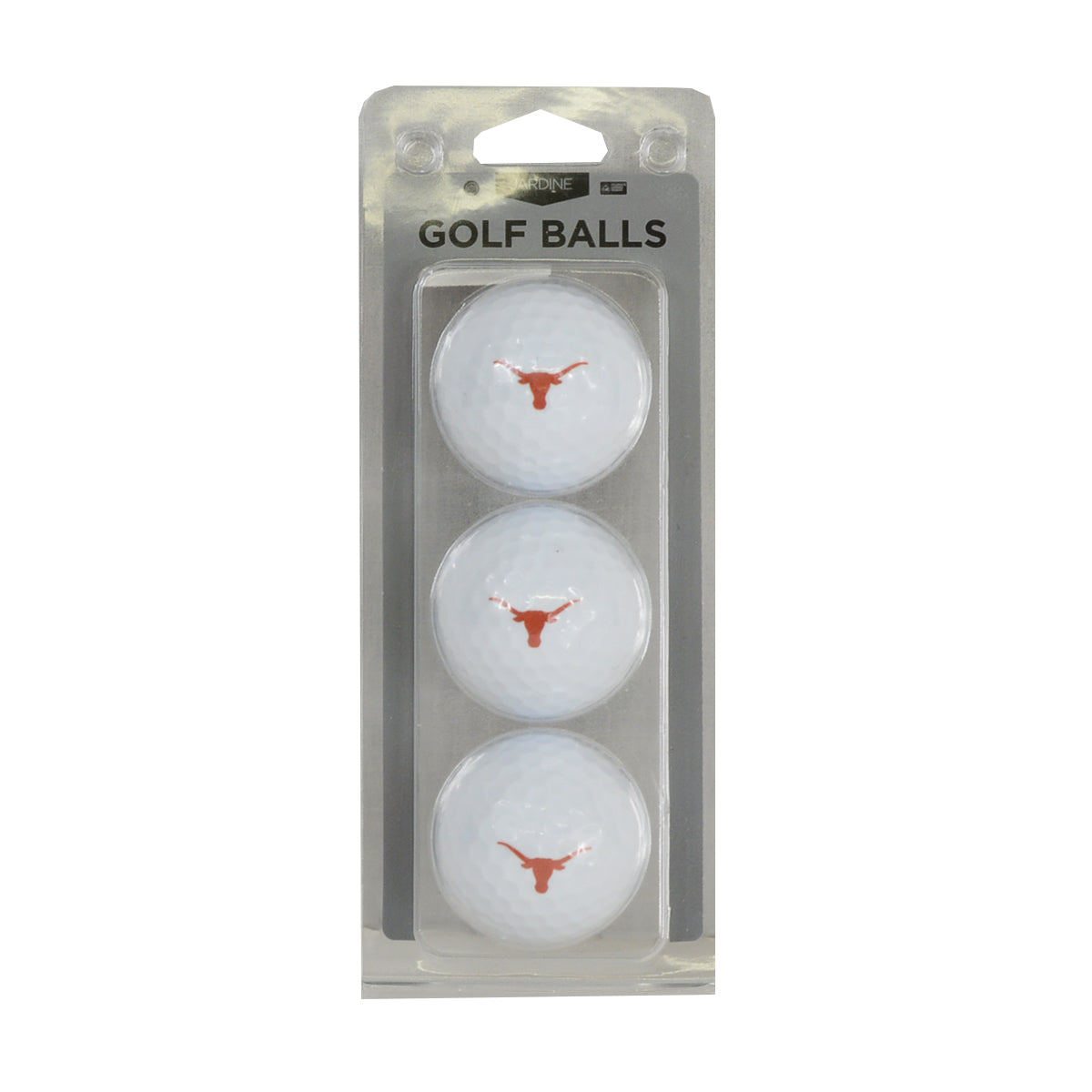 Texas Longhorn Set of 3 Golf Balls (3Ball25)
