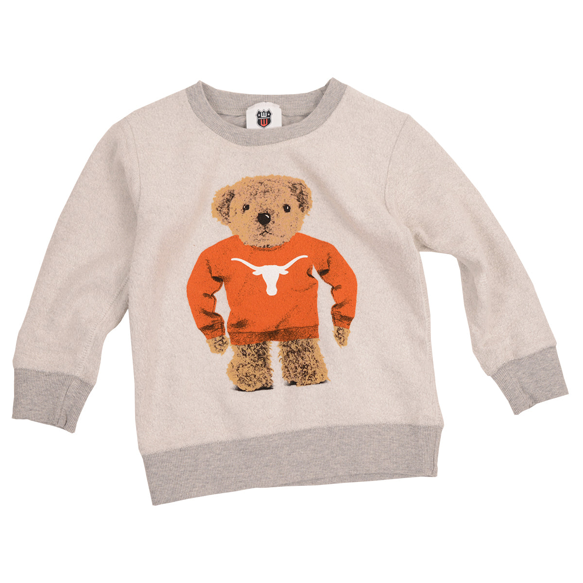 Texas Longhorn Wes & Willy Toddler Reversible Fleece Pullover (1975TEX) (HEATHER)