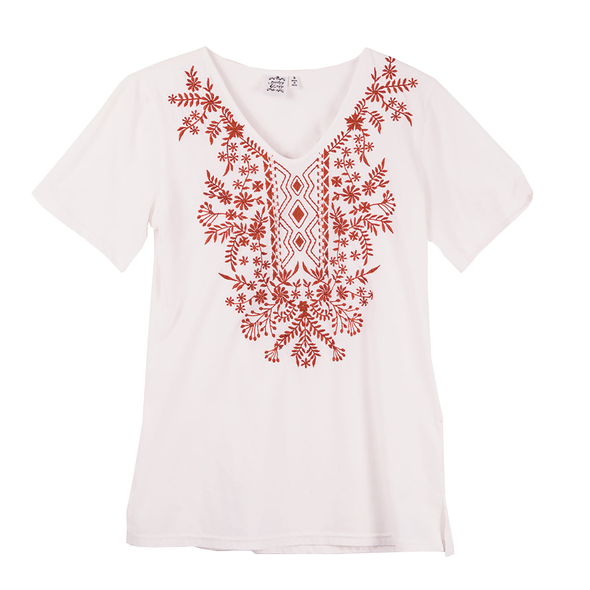 Parsley & Sage Carol Short Sleeve Top (2 Colors) (19W256B)