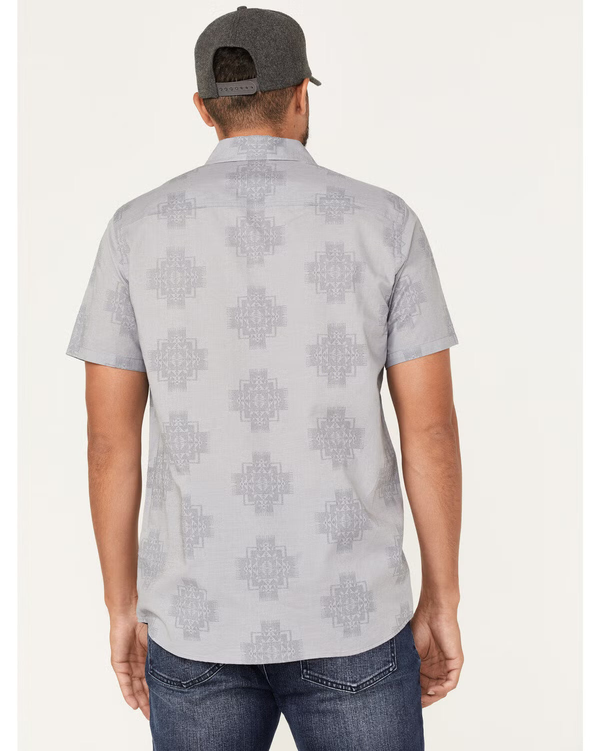 Pendleton Men's Shoreline Print Short Sleeve Western Shirt (on Sale)(RA849-79317)