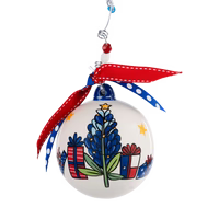 Glory Haus Merry Texmas Blue Bonnet Ornament