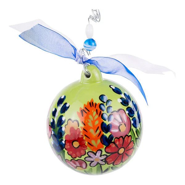 Glory Haus Ceramic Texas Wildflower Ornament