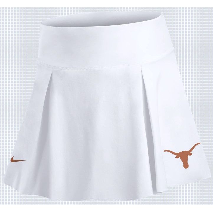 Texas Longhorn Ladies Nike Club Logo Skort (02GF-10A-TXE-K4U) WHT