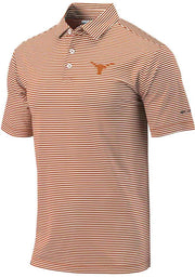 Texas Longhorn Men's Columbia Invite Omni Wick Stripe Polo (21S13MP-CDR824)
