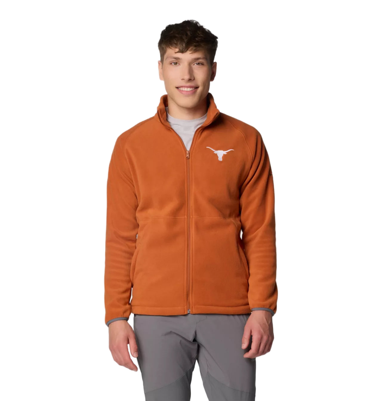 Texas Longhorn Columbia Men's Flanker IV Fleece Jacket (Cedar)(2096841824)