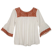 Parsley & Sage Amber Lynn 3/4 Flare Sleeve Top (2 Colors) (22T59C)